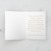 Carte de vœux pour un anniversaire de mariage d'or (Intérieur)
