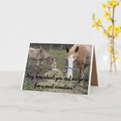 Carte de voeux pour une date. (Fleur jaune)