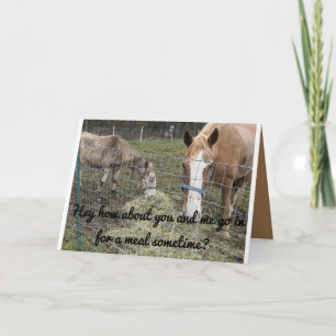 Carte de voeux pour une date.