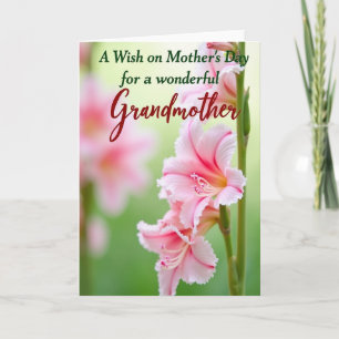 Carte de vœux pour une grand-mère adorable