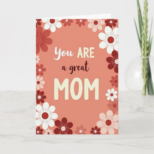 Carte de vœux pour une maman formidable (Devant)