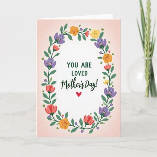 Carte de vœux pour une mère aimée (Devant)
