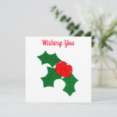 Carte de vœux pour une période de fêtes joyeuse (Debout devant)