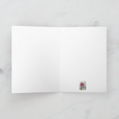 CARTE DE VOEUX pourpre de Coneflower (Intérieur)