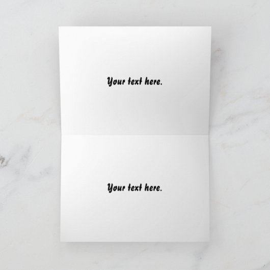 Carte de voeux pourpre teinte (Intérieur)