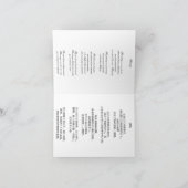 Carte de vœux prénom féminin chinois Shaiming. (Intérieur)