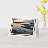 Carte de voeux Preschiera, Lake Garda (Fleur jaune)