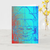 Carte de voeux principale de Bouddha (Fleur jaune)