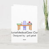 Carte de voeux principale de retraite (Dos)