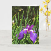 carte de voeux printemps #1 (Fleur jaune)