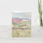 Carte de voeux printemps - collection quatre saiso (Dos)