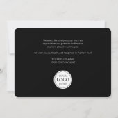 Carte de vœux professionnelle Moderne Eucalyptus d (Dos)