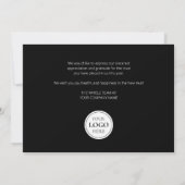 Carte de vœux professionnelle moderne eucalyptus d (Dos)