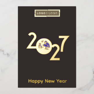 Carte de vœux professionnelle pour le Nouvel An -