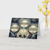 Carte de voeux "Prophétie sans sens" (Fleur jaune)