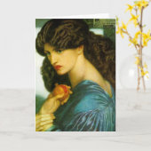 Carte de voeux Proserpine (Fleur jaune)