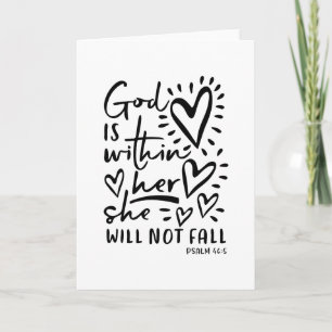Carte de voeux Psalm 46