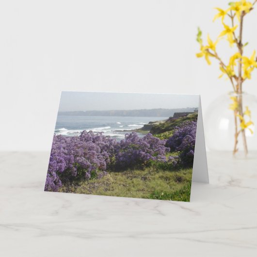 Carte de voeux Psalm 65 (Fleur jaune)