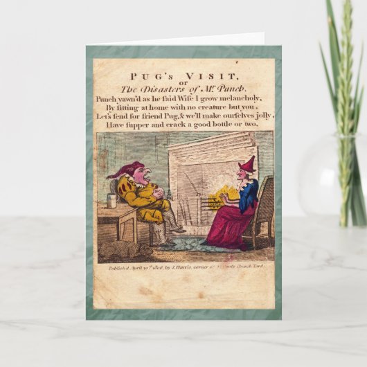 Carte de voeux Punch & Judy Story Plate I (Devant)