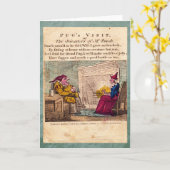 Carte de voeux Punch & Judy Story Plate I (Fleur jaune)