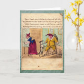 Carte de voeux Punch & Judy Story Plate II (Fleur jaune)