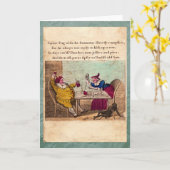 Carte de voeux Punch & Judy Story Plate III (Fleur jaune)