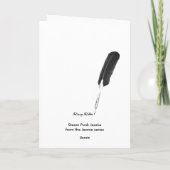 Carte de voeux punk de Jeanie de vapeur (Dos)