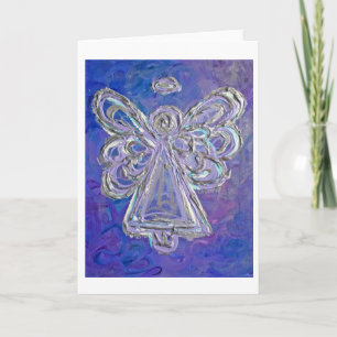 Carte de voeux Purple Angel