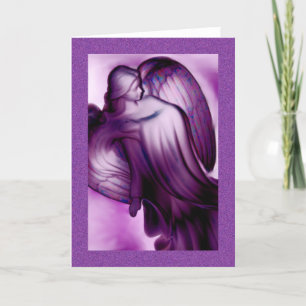 Carte de voeux Purple Angel