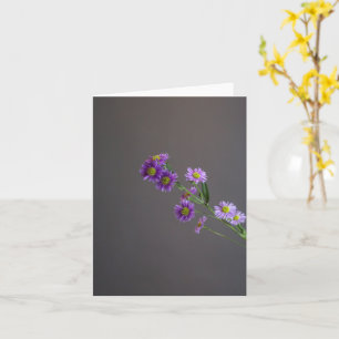 Carte de voeux Purple Aster