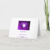 Carte de vœux Purple Heart (Dos)