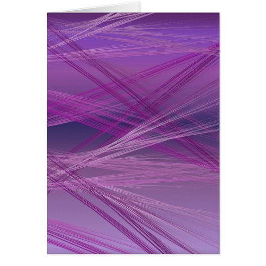 Carte de vœux Purple Streaks (Devant)