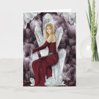 Carte de voeux Quartz trône