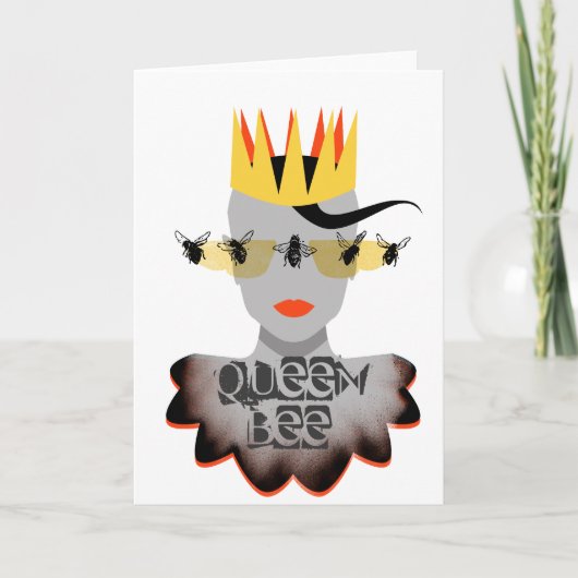 Carte de voeux Queen Bee (Devant)