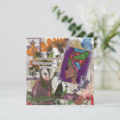 Carte de voeux Queen Flat (Debout devant)