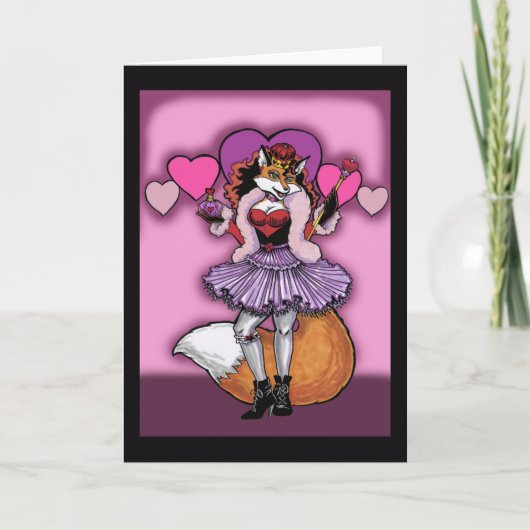 Carte de voeux Queen of Hearts (Devant)