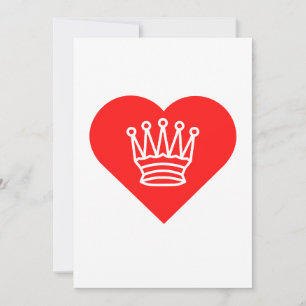 Carte de voeux Queen of Hearts