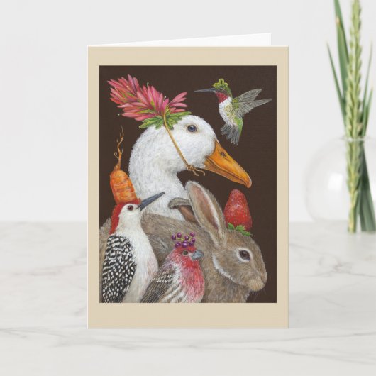 Carte de voeux "Quelques bons amis" (Devant)