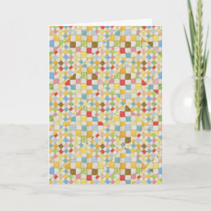 Carte de voeux QUILT MOSAIC