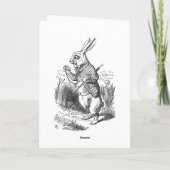 Carte de voeux Rabbit (Dos)