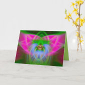 Carte de voeux Radio Realm (Fleur jaune)