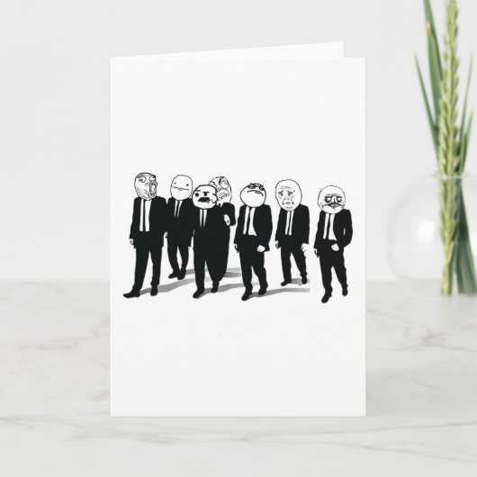 Carte de voeux Rage Gang (Devant)