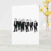 Carte de voeux Rage Gang (Fleur jaune)