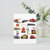 Carte de voeux Railroadiana (Debout devant)