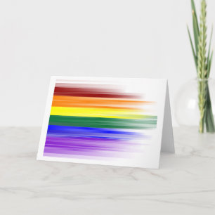 Carte de voeux Rainbow Flag