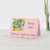 Carte de voeux Rainbow Tracks par Janz (Dos)