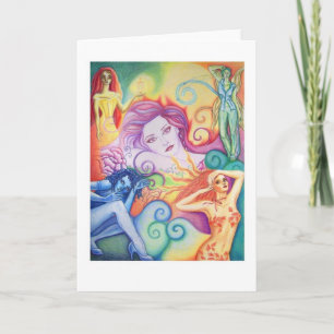 Carte de voeux Rainbow Women