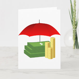 Carte de voeux Rainy Day Money