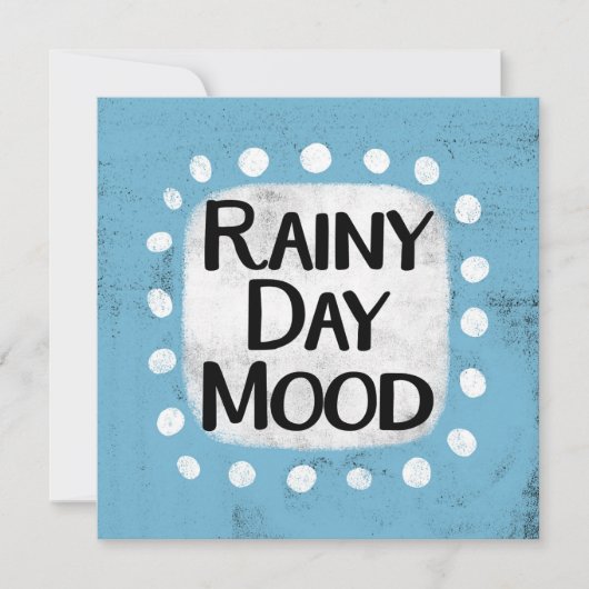 Carte de voeux Rainy Day Mood (Devant)