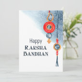 Carte de voeux Raksha Bandhan (Debout devant)